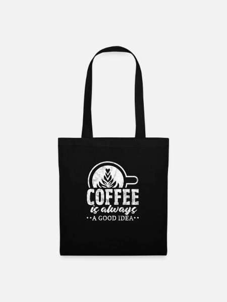 Kaffee - Stoffbeutel - Schwarz