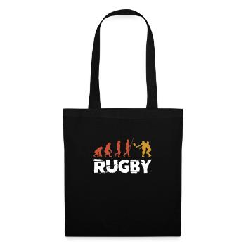 Rugby - Stoffbeutel - Schwarz - Vorne