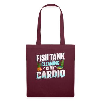 Changement d’eau et cadeau aquatique de détente - Sac en tissu - bordeaux - Devant