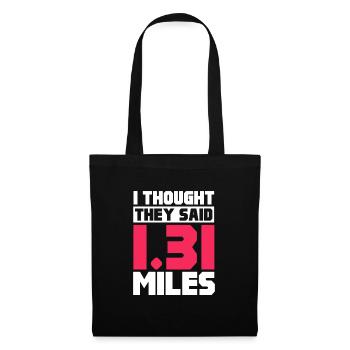 Run - Tote Bag - black - Front