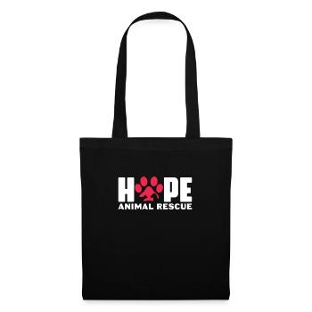 Sauvetage d’animaux - Sac en tissu - noir - Devant