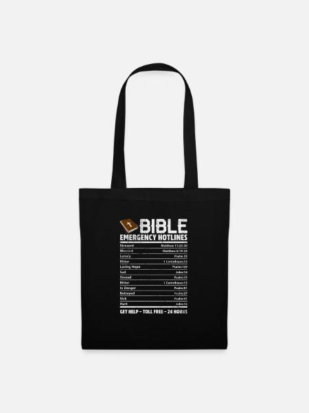 Bibel - Stoffbeutel - Schwarz