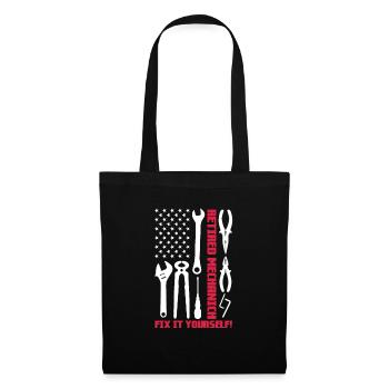 Retirement USA Pension Retiree Pension Gift - Tote Bag - black - Front