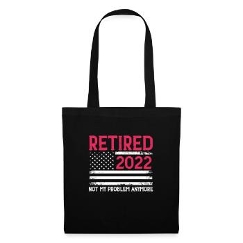 Retirement USA Pension Retiree Pension Gift - Tote Bag - black - Front