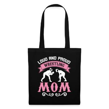 Lutteuse Mama Loud & Proud Wrestling Mom - Sac en tissu - noir - Devant