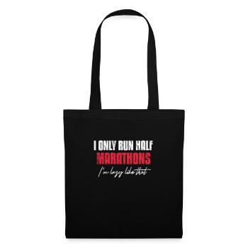 Running Runner Jogging Jogging Runner Cadeau - Sac en tissu - noir - Devant