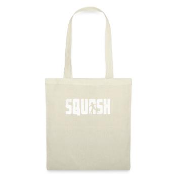 Joueur de squash Badminton Sports Gift - Sac en tissu - nature - Devant