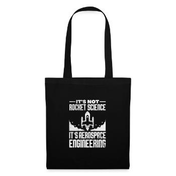Ingénieur spatial Ingénieur aéronautique Cadeau - Sac en tissu - noir - Devant