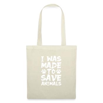Sauvetage d’animaux - Sac en tissu - nature - Devant