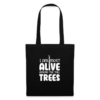 Arboriculteurs - Sac en tissu - noir - Devant