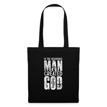 Atheist Atheism Anti Religion God Gift - Tote Bag - black - Front