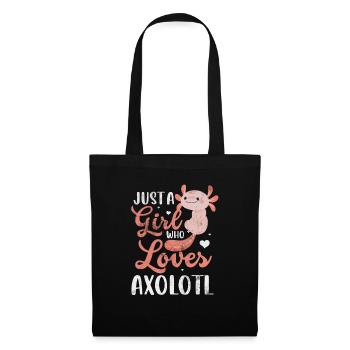 Axolotl Aquatic Animal Water Gift - Tote Bag - black - Front