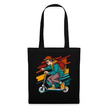 Stunt Scooter - Vintage - Sac en tissu - noir - Devant
