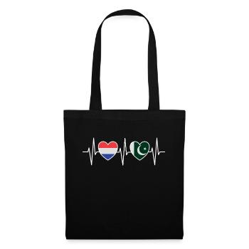 Netherlands and Pakistan Pakistan flag - Tote Bag - black - Front