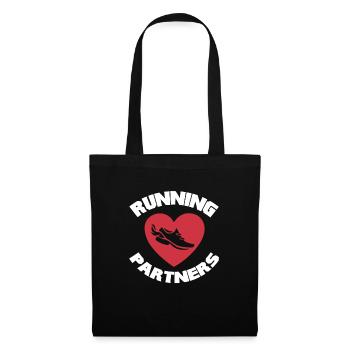 Courir - Sac en tissu - noir - Devant