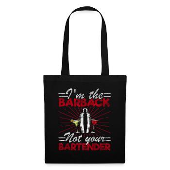 At The Barback Not Your Bartender - Tote Bag - black - Front