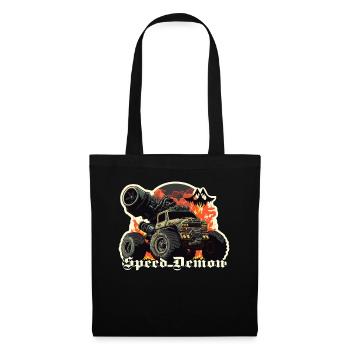 Speed Demon Monster Truck - Tote Bag - black - Front