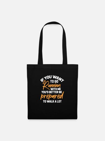 Courir - Sac en tissu - noir