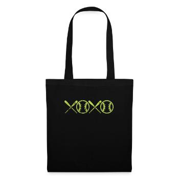 Softball - Sac en tissu - noir - Devant