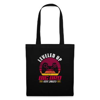 Grossesse Big Brother - Sac en tissu - noir - Devant