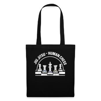 Jiu-Jitsu Human Chess Funny Jiu Jitsu - Tote Bag - black - Front