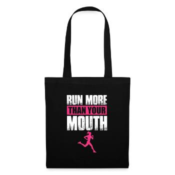 Run - Tote Bag - black - Front