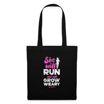 Running Runner Jogging Jogging Runner Gift - Tote Bag - black - Front