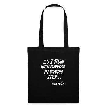 Run - Tote Bag - black - Front