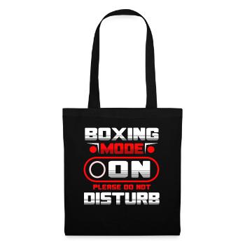 Boxing Mode On Please Do Not Disturb - Stoffbeutel - Schwarz - Vorne