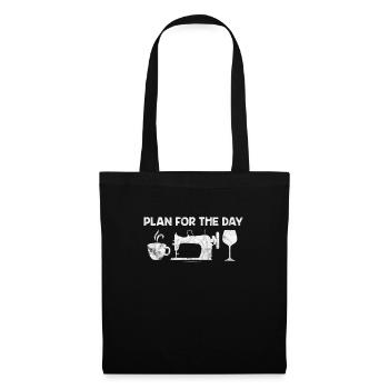 Sewing coffee - Tote Bag - black - Front
