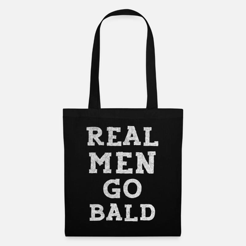 Being Bald Bald Guy With A Beard Bald Dad - Stoffbeutel - Schwarz