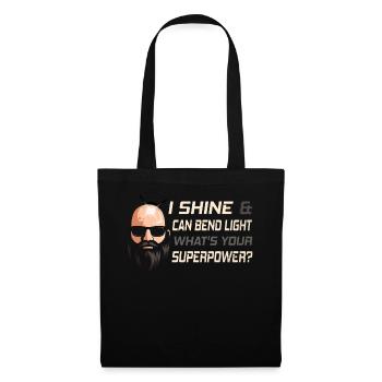 Être chauve avec une barbe Papa chauve - Sac en tissu - noir - Devant