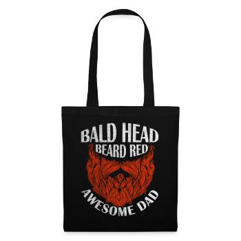 Being Bald Bald Guy With A Beard Bald Dad - Tote Bag - black - Front