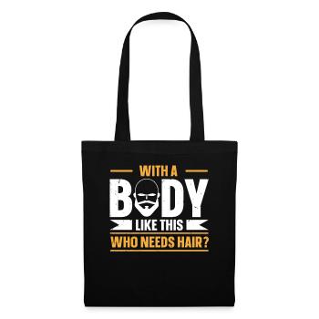 Being Bald Bald Guy With A Beard Bald Dad - Tote Bag - black - Front