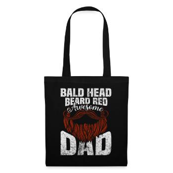 Being Bald Bald Guy With A Beard Bald Dad - Tote Bag - black - Front