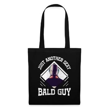 Being Bald Bald Guy With A Beard Bald Dad - Stoffbeutel - Schwarz - Vorne