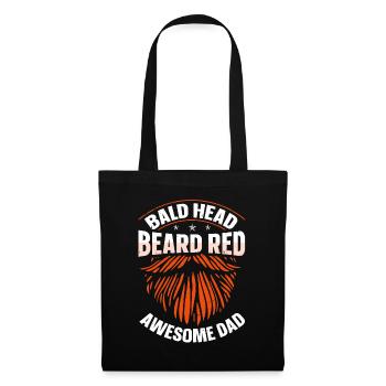 Being Bald Bald Guy With A Beard Bald Dad - Tote Bag - black - Front