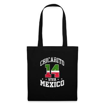 Mexiko - Stoffbeutel - Schwarz - Vorne