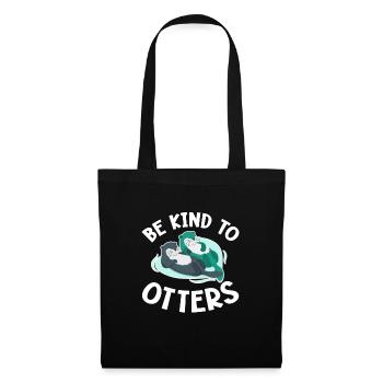 Otter Sea Otter Otter Gift - Tote Bag - black - Front