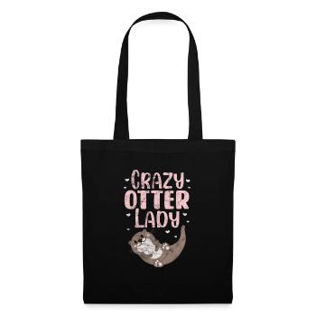 Otter - Stoffbeutel - Schwarz - Vorne