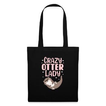 Otter Sea Otter Otter Gift - Tote Bag - black - Front