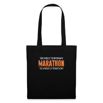 Running Runner Jogging Jogging Runner Cadeau - Sac en tissu - noir - Devant