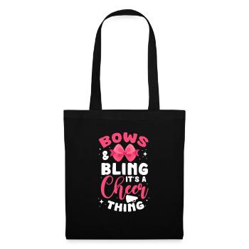 cheerleader - Sac en tissu - noir - Devant