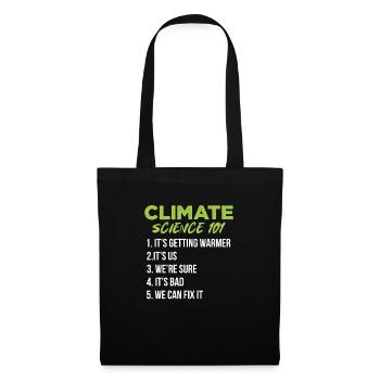 Climate change - Tote Bag - black - Front