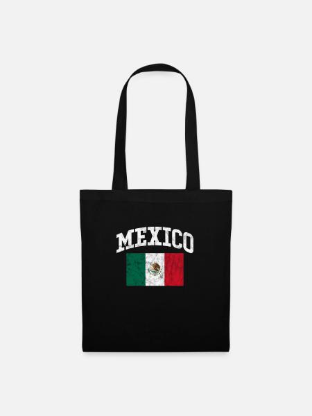 Mexiko - Stoffbeutel - Schwarz