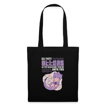 Loutre - Sac en tissu - noir - Devant