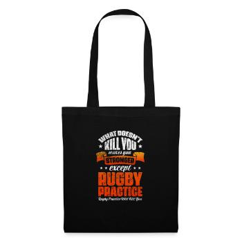 Rugby - Stoffbeutel - Schwarz - Vorne