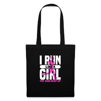 Run - Tote Bag - black - Front