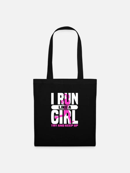 Run - Tote Bag - black