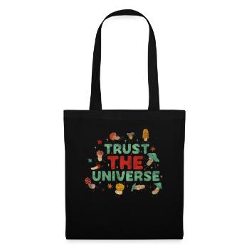 Trust The Universe Hippie Mushroom - Tote Bag - black - Front